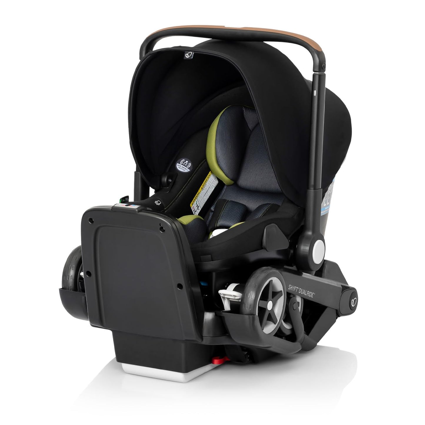 Shyft DualRide with Carryall Storage Infant Car Seat and Stroller Combo (Boone Gray)