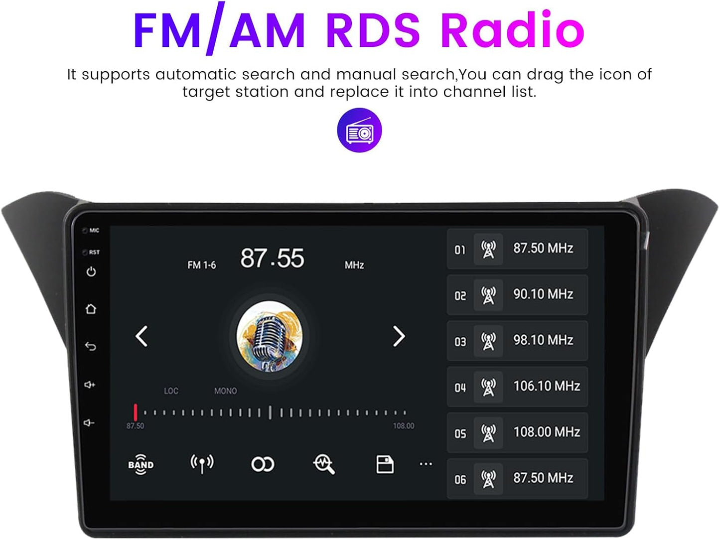Android 13 Car Radio Stereo for Hyundai Genesis/Rohens Coupe 2013-2016, Biorunn 9 Inch Octa Core GPS Navi Wireless Wired Car-Play Android Auto Head Unit IPS FM AM RDS DSP, 4GB RAM 64GB ROM