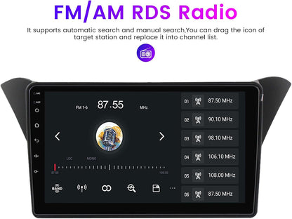 Android 13 Car Radio Stereo for Hyundai Genesis/Rohens Coupe 2013-2016, Biorunn 9 Inch Octa Core GPS Navi Wireless Wired Car-Play Android Auto Head Unit IPS FM AM RDS DSP, 4GB RAM 64GB ROM