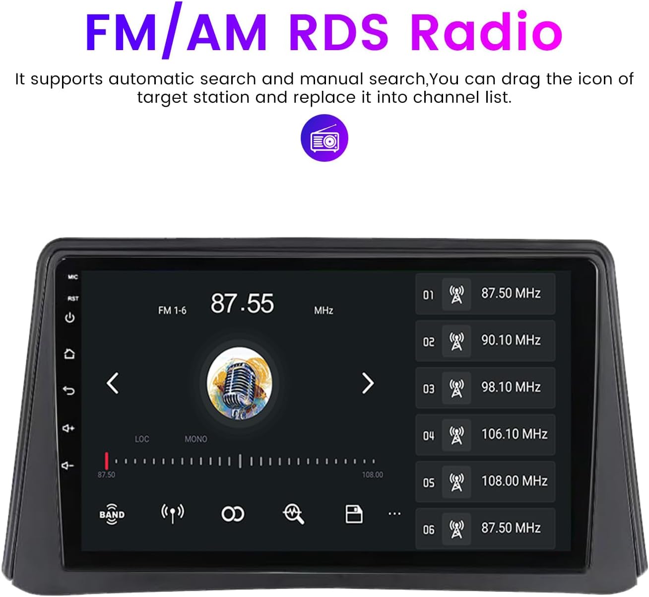 Android 13 Car Radio Stereo for Buick Encore 2012-2016, Biorunn 9 inch Octa Core GPS Navi Wireless Wired Car-Play Android Auto Head Unit IPS FM AM RDS DSP, 2GB RAM 32GB ROM