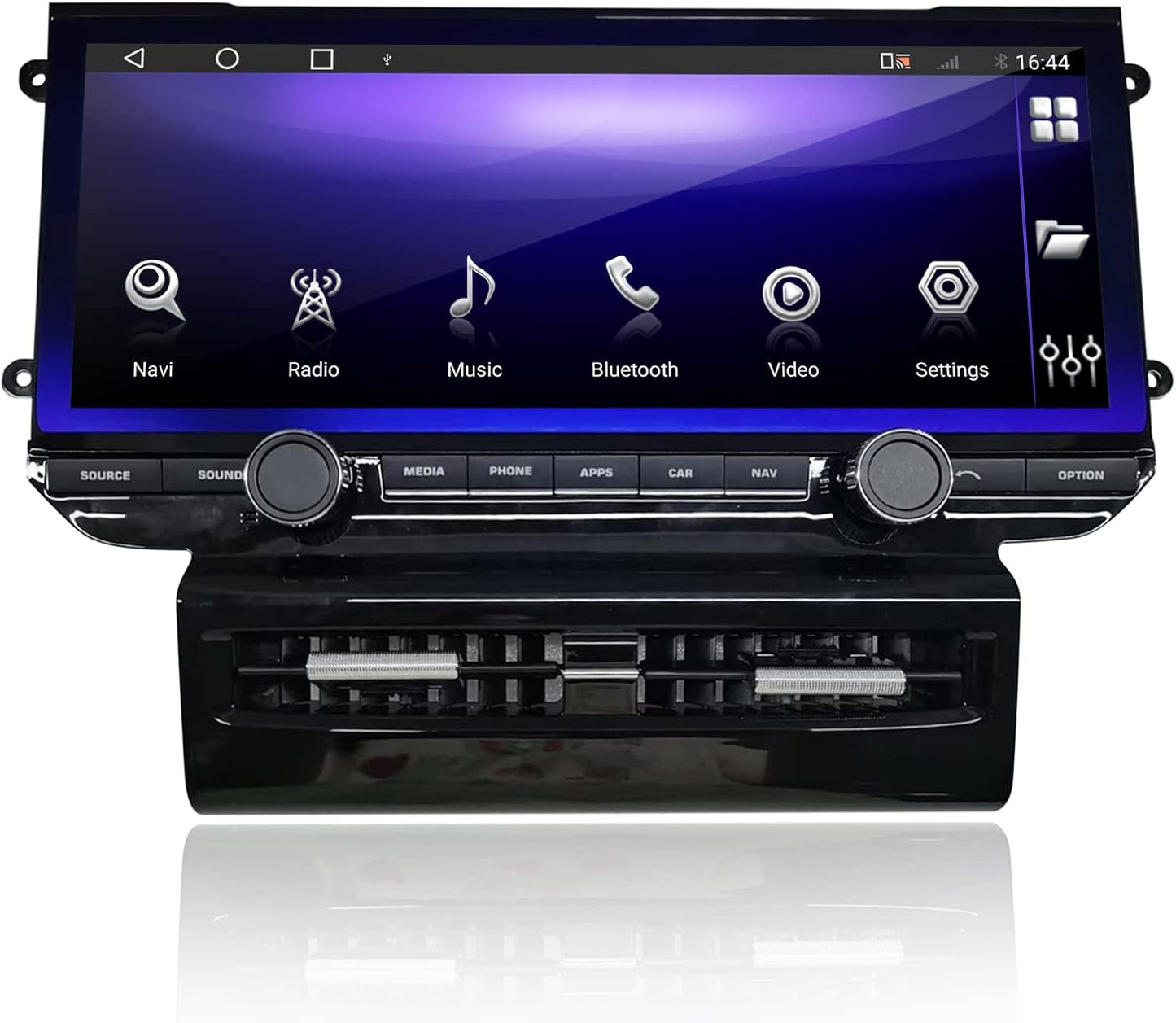 MOOKAKA 12.3 Inch Radio Replacement for Porsche Macan 2011-2018 Android Car Stereo Autoradio 2 din GPS Navigation Head Unit Multimedia Player IPS Touch Screen Carplay DSP(6+128)