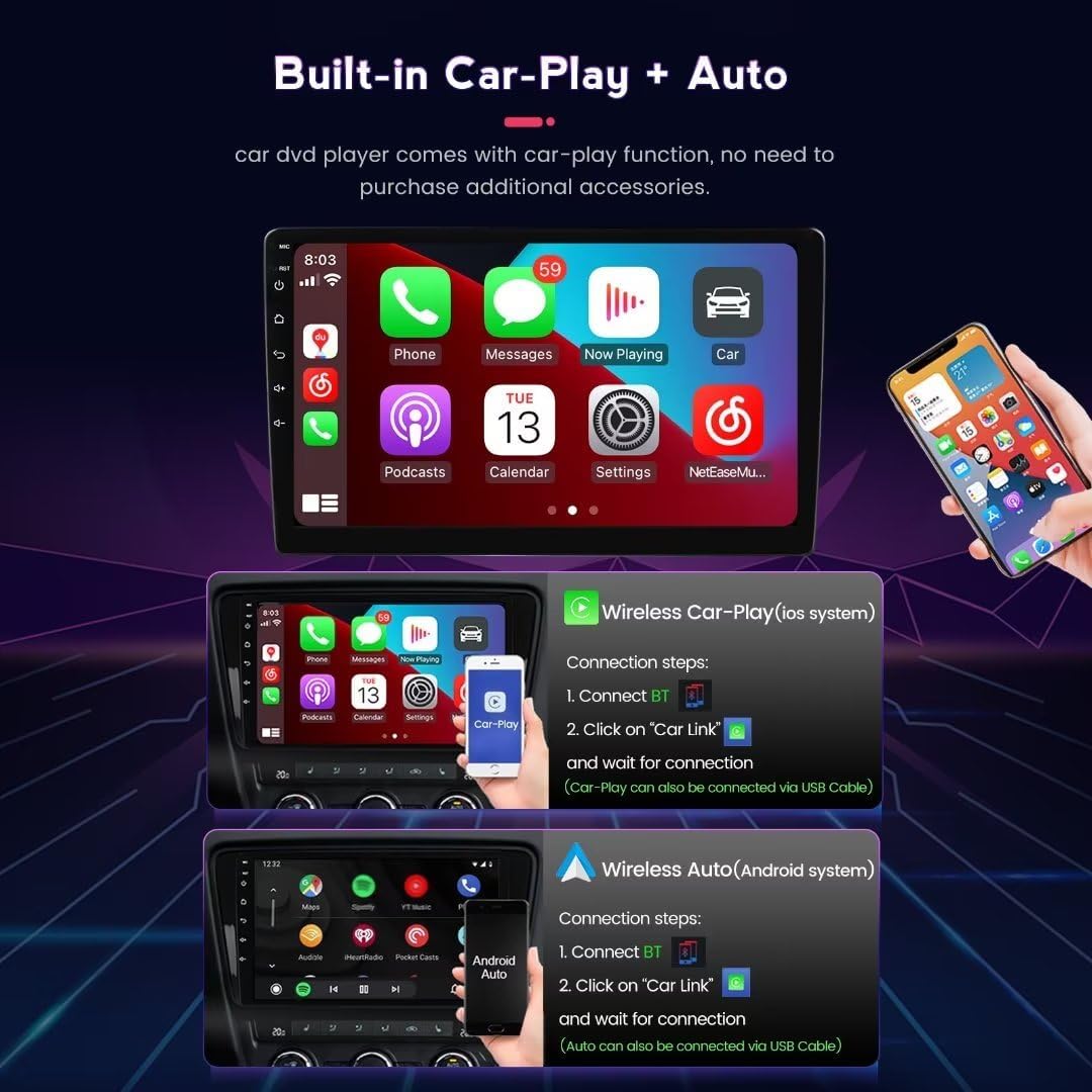 MekedeTech Android Car Radio Stereo for Hyundai Sonata 7 LF 2017 2018 2019 Head Unit,1280 * 720 HD Touch Screen Upgrade with 4G LTE Wireless CarPlay/Android Auto,8 core 8+256G