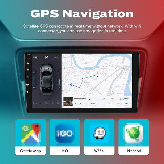 [4G 64G] Android Car Stereo FM Radio Carplay Android Auto 9" Touchscreen Headunit Media Player with Backup Camera for Hyundai Sonata 2015 2016 2017