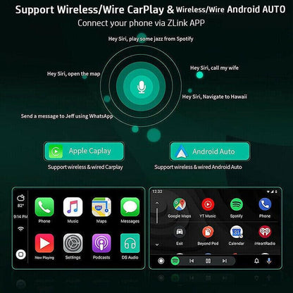 10" Car Stereo w/Carplay Android Auto for Cadillac CTS 2003-2007,for Cadillac SRX 2004-2008 Double Din Android 13.0 Car Radio Receiver w/GPS Navigation Bluetooth AHD Backup Camera Mic - 2+32G