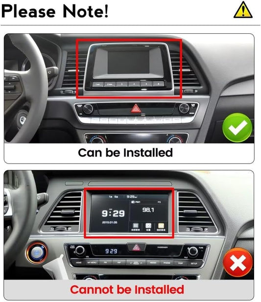 MekedeTech Android Car Radio Stereo for Hyundai Sonata 7 LF 2017 2018 2019 Head Unit,1280 * 720 HD Touch Screen Upgrade with 4G LTE Wireless CarPlay/Android Auto,8 core 8+256G