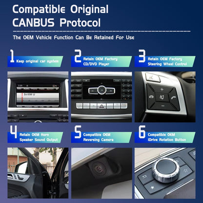Mercedes-Benz Android Head Unit    Android 13 Qualcomm 685 Chip Car Radio Dual System For Mercedes Benz ML W166 GL X166 GL300 ML350 NTG 4.5 2012-2015 Auto Stereo Replacement GPS Navigation CarPlay Android Auto Multimedia Player 8+128GB
