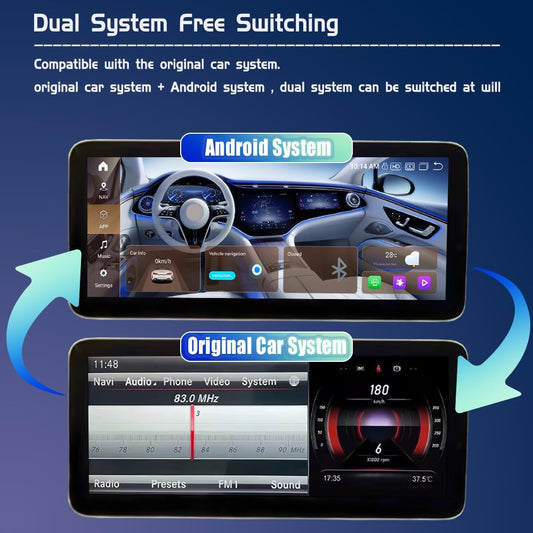 Mercedes-Benz Android Head Unit    Android 13 Qualcomm 685 Chip Car Radio Dual System For Mercedes Benz ML W166 GL X166 GL300 ML350 NTG 4.5 2012-2015 Auto Stereo Replacement GPS Navigation CarPlay Android Auto Multimedia Player 8+128GB