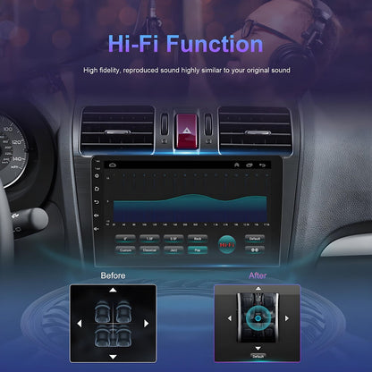 2+32G Android CarPlay Stereo for Chevrolet Camaro 2008-2015, Built-in Wireless CarPlay with Android Auto, 9'' Touchscreen in-Dash GPS Navigation Support Mirror Link BT FM RDS