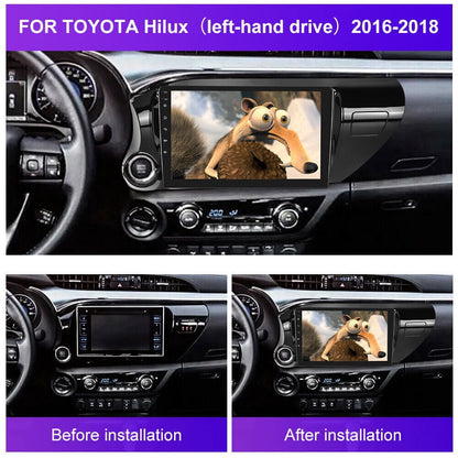 LICHENGTAI 10-Inch Car Stereo Radio For Toyota Avalon 2011-2012 with Wireless CarPlay Android Auto, for Volkswagen Android 13 Car Player Radio with Bluetooth, WiFi, GPS, 2+32G