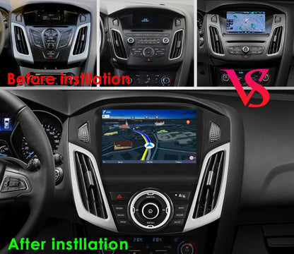 GPS Navigation Android 12 Carplay 2+32GB Wifi Bluetooth Car Stereo Radio Head Unit For Ford Focus 2012-2017 2013 2014 2015