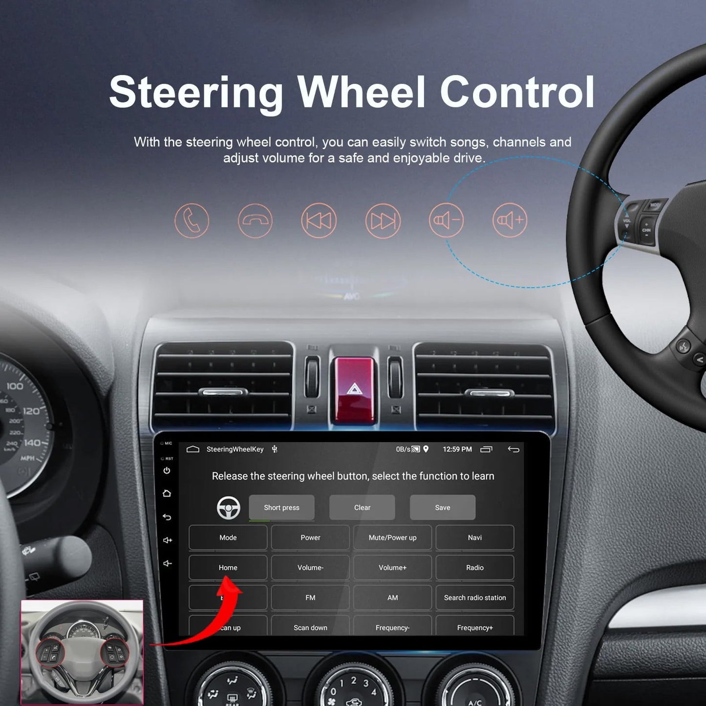 1 Din 2+32GB Android Car Radio Multimedia Video Player Universal Stereo Radio GPS For Volkswagen Nissan Hyundai Kia Toyota