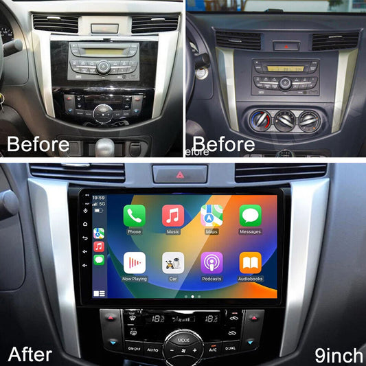 LICHENGTAI Car Stereo Radio Fit For Nissan NAVARA NP300 2016-2019 with Wireless CarPlay Android Auto, Android 13 Car Player Radio with Bluetooth, WiFi, GPS, 2+32G 9-Inch