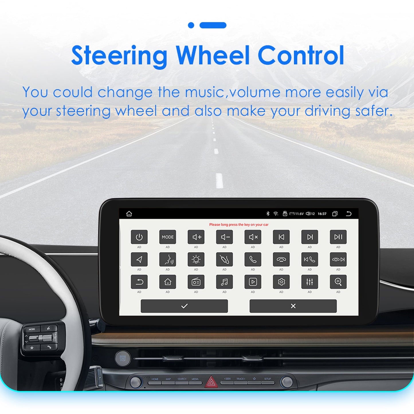 Android 12 Bluetooth Apple Carplay 4+32GB Wifi RDS Car Stereo Radio Head Unit GPS Navigation Player For Suzuki XL-7 2007-2009/ GMC Acadia 2007-2012/ Savana 2008-2013/ Sierra Yukon 2007-2014