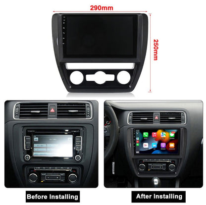 RoverOne Car Stereo CarPlay Android Auto for Volkswagen Jetta 6 2011 - 2018 GPS Navigation Bluetooth DSP Touch Screen Multimedia Video Player
