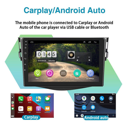 Toyota Android Head Unit   iSpchen Car Radio Stereo for 2007-2012 Toyota RAV4, Android 13 9 inch Car Navigation, with Carplay Android Auto GPS/FM/Wifi/USB