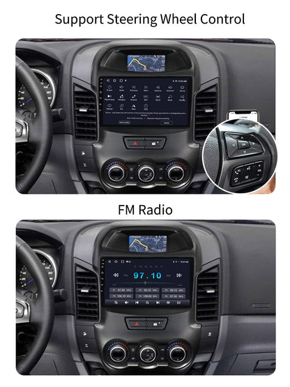 9 inch Carplay Car Radio Stereo For Ford Ranger 2011 - 2016 GPS Navi Android Screen Multimedia Player Android Auto With Bluetooth