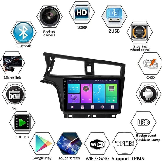 Sovob Android Car Stereo for Nissan Venucia D60 2017-2019 2 Din Radio GPS Navigation IPS Touch Screen Multimedia Player Support 4G Carplay SWC Wifi Mirror Link DSP BT(Size:8 core 4G+wifi 3G+32G)