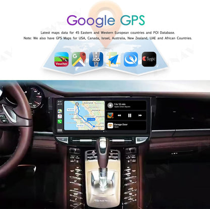 ZWNAV 12.3 Inch Android 10 Car Stereo for Porsche Panamera 2010-2016, GPS Navigation Headunit, WiFi, Bluetooth, SWC, IPS Touch Screen, AM/FM Receiver (4+64GB)