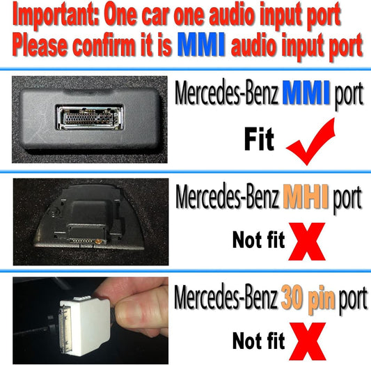 Mercedes-Benz Android Head Unit    Yoper Bluetooth Adapter Compatibility with Mercedes Benz MMI Interface Cellphone Play HiFi Music