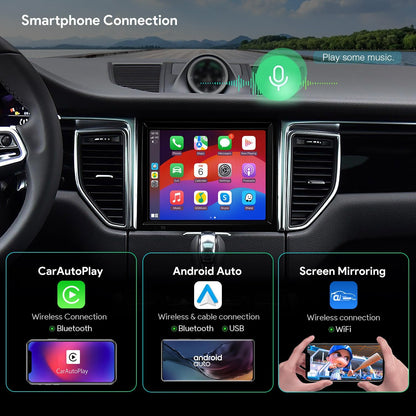 XTRONS 8.4 Inch Android 14 Car Stereo for Porsche Macan (2014-2016) with Optical Fiber Decoder, IPS Touch Screen 4GB+64GB Global 4G LTE Car Radio GPS Navigation Support Wireless Car Play Android Auto
