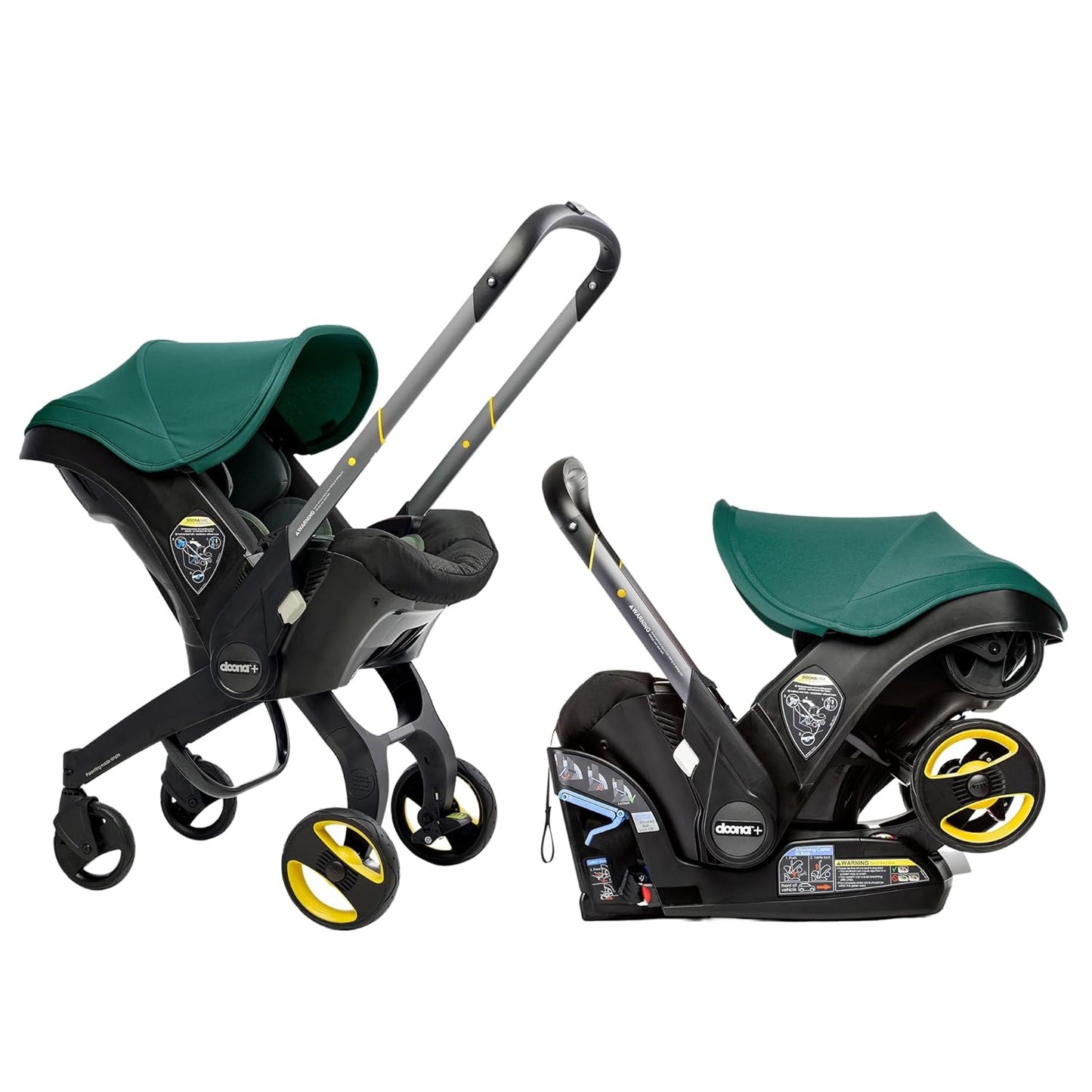 Doona Car Seat & Stroller, Nitro Black - All-in-One Travel System