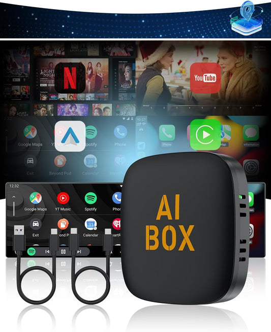 Mercedes-Benz Android Head Unit    Wireless CarPlay Adapter and Android Auto Wireless Adapter Support Netflix/YouTube - Magic Link CarPlay Ai Box Convert Wireless CarPlay Dongle TF Card/U Disk for OEM Wired CarPlay/Android Auto Cars