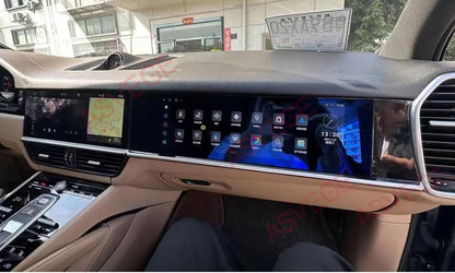 14.9"" Upgrade 2024 Co Pilot Screen for Porsche Cayenne 955 957 GTS Android 2017-2023 Car Auto Stereo GPS Multimedia Player Navigation (Black, 4+32GB)