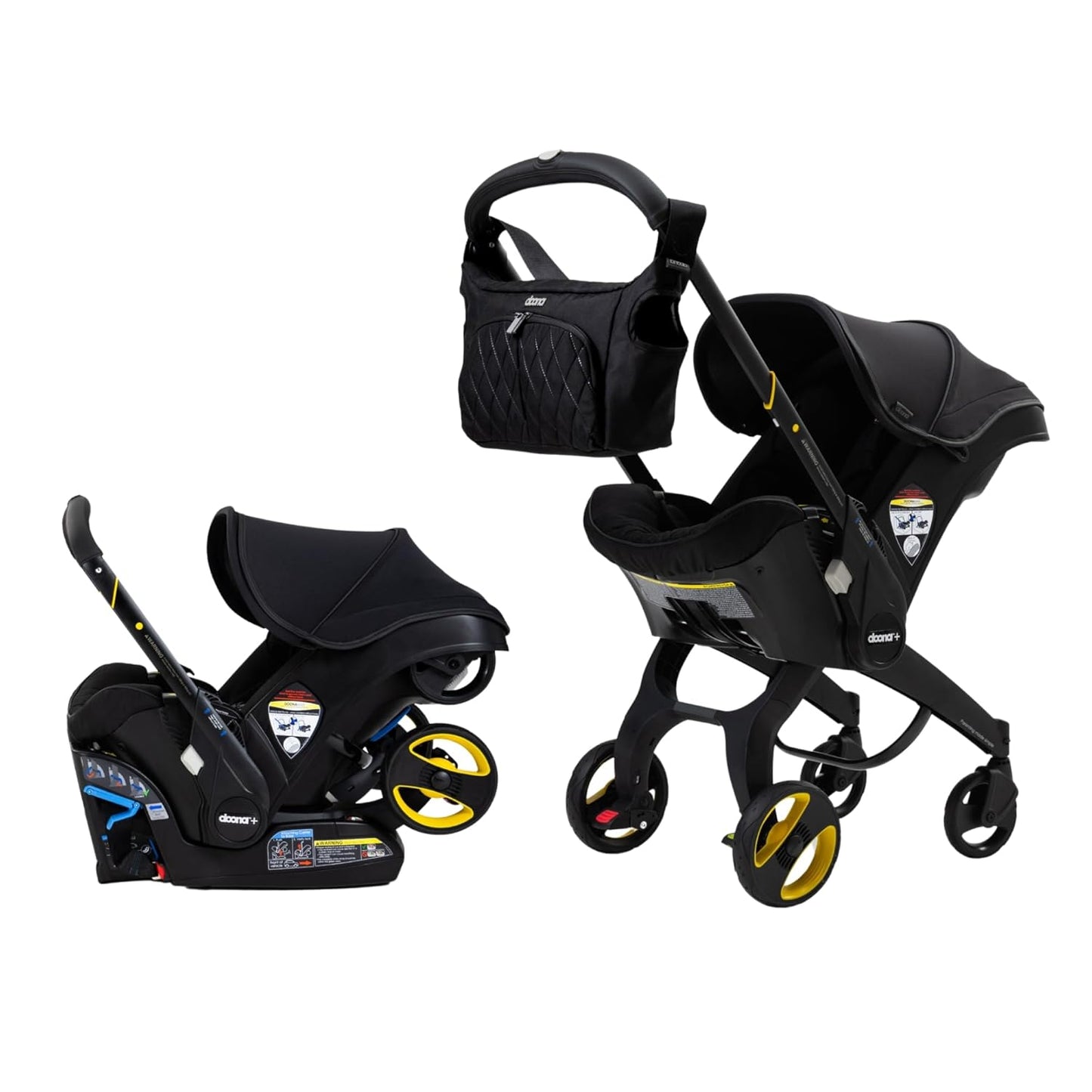 Doona Car Seat & Stroller, Nitro Black - All-in-One Travel System