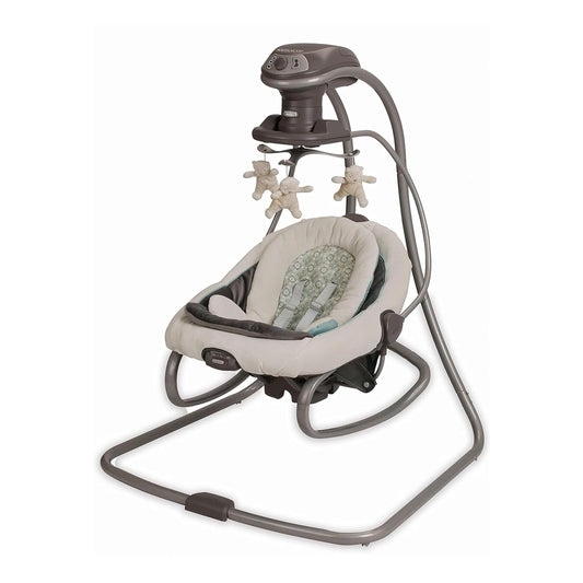 Graco DuetSoothe Swing and Rocker – 2-in-1 Baby Swing & Removable Rocker with Multiple Motion Settings