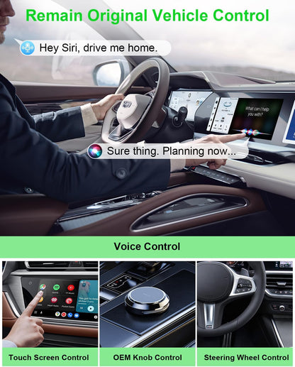 Mercedes-Benz Android Head Unit    Wireless CarPlay Adapter and Android Auto Wireless Adapter Support Netflix/YouTube - Magic Link CarPlay Ai Box Convert Wireless CarPlay Dongle TF Card/U Disk for OEM Wired CarPlay/Android Auto Cars