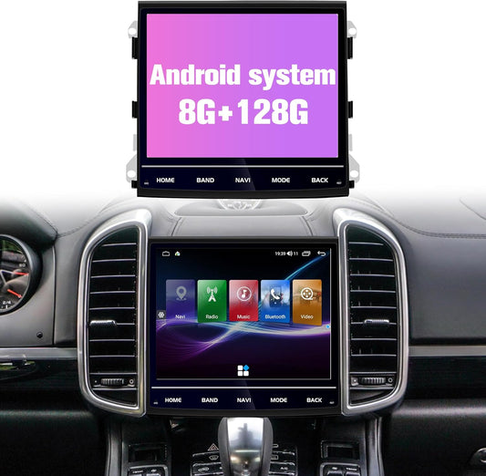 Anti-Glare Car Radio Stereo GPS Navigation for Porsche Cayenne 2011-2015 Car Multimedia Player 8.4 inch Blu-ray Screen (8GB RAM 128GB ROM Without Fiber Decoder)