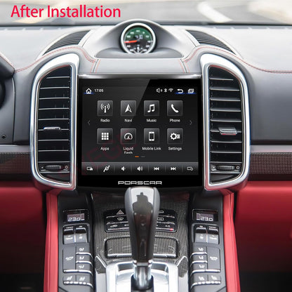 8.4 Car Radio Stereo Porsche Cayenne 2010-2015 Android GPS Navigation IPS Screen Support Wireless Carplay & Android Auto WiFi DSP 4G Audio Multimedia Player Touch Screen Head Unit
