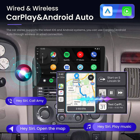 Zcargel Android 13.0 Car Stereo Radio for Jeep Grand Cherokee WJ/WG 1999-2004, Biorunn 9 Inch Car GPS HD Touch Screen Quad Core Navigation WiFi BT FM Head Unit Player 2GB RAM 32GB ROM