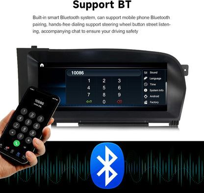Mercedes-Benz Android Head Unit    Android 13 Car Touch Screen Upgrade Octa 4GB RAM 64GB ROM 10.25 inch Car Radio Multimedia Player GPS Navigation for Mercedes Benz S W221 W216 CL 2010-2013 S-Class Head Unit (NTG 3.5)