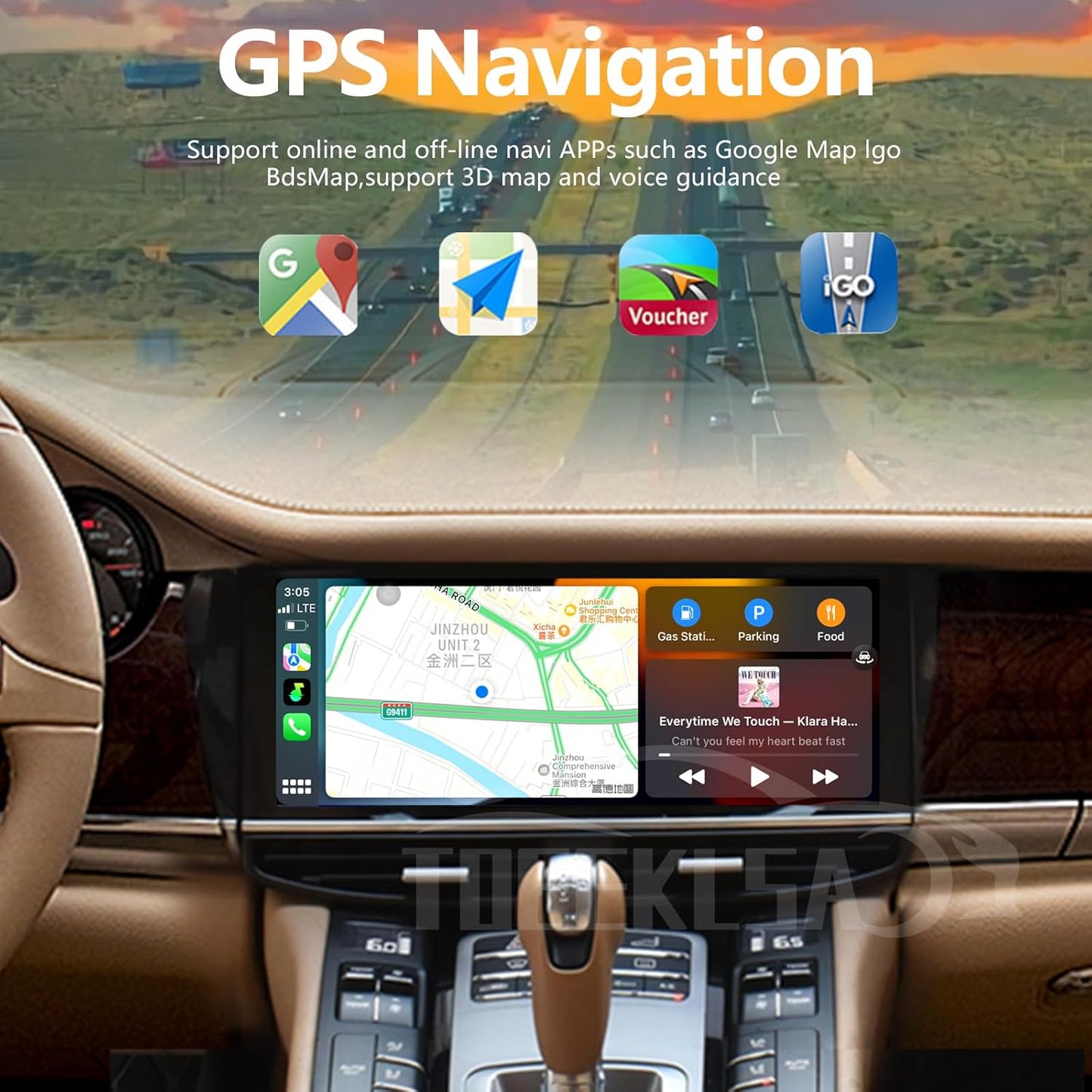 Car Radio for Porsche Panamera 2010-2017 Android 12 Stereo 12.3 Inch Touch Screen Head Unit Support Wireless Carplay & Android Auto SWC DSP RDS 4G WiFi FM/AM Multimedia Player GPS Navigation
