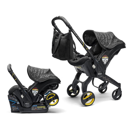 Doona Car Seat & Stroller, Nitro Black - All-in-One Travel System