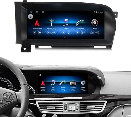 Mercedes-Benz Android Head Unit    Android 13 Car Touch Screen Upgrade Octa 4GB RAM 64GB ROM 10.25 inch Car Radio Multimedia Player GPS Navigation for Mercedes Benz S W221 W216 CL 2010-2013 S-Class Head Unit (NTG 3.5)
