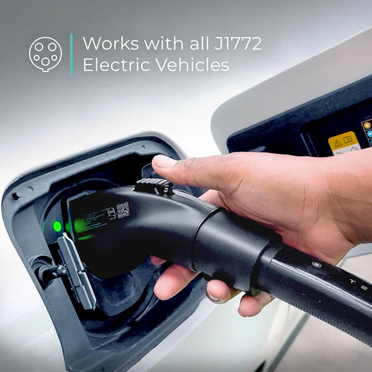 Lectron Tesla to J1772 EV Charging Adapter – NACS Converter, 48 Amp & 250V, Compatible with Tesla High Powered Connectors, Destination Chargers & Mobile Connectors for J1772 Electric Vehicles (Black)Tesla   Vehicle Accessories