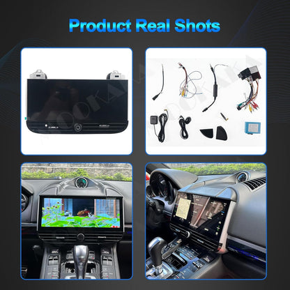Qualcomm Android 13 Car Radio for Porsche Cayenne 2010-2017 Stereo Replacement GPS Navigation Head Unit Multimedia Player 12.3 Inch IPS Touch Screen Carplay (PCM 3.1, 4-64GB)