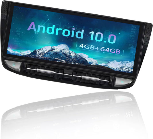 ZWNAV 12.3 Inch Android 10 Car Stereo for Porsche Panamera 2010-2016, GPS Navigation Headunit, WiFi, Bluetooth, SWC, IPS Touch Screen, AM/FM Receiver (4+64GB)