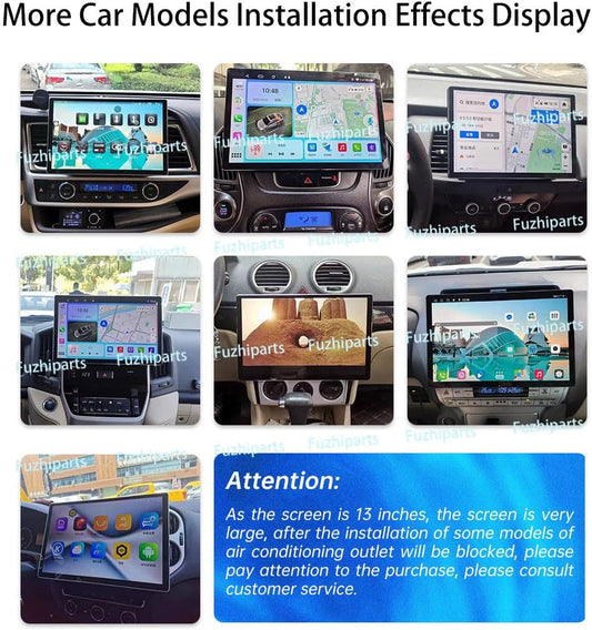 13.1" 8+256GB Android 12 for Porsche Cayenne 2004~10 Car Stereo Radio GPS Navigation Carplay AA DSP WiFi 4G 1920 * 1200 IPS BT