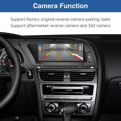 Road Top 8.8 Inch Car Touchscreen Wireless CarPlay Android Auto for Audi A4 A5 2009-2015 Year with 3GMMI, Car Radio Stereo Multimedia Screen, Support Navigation, Mirrorlink