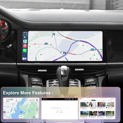 8GB+128GB Android Radio for Porsche Panamera 2011-2017 Multimedia Player 12.3 Inch Touch Screen Head Unit Android Auto Tape Recorder GPS Navigation