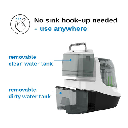 Baby Brezza Bottle Washer Pro - Baby Bottle Washer, Sterilizer + Dryer - All in One Machine Cleans Bottles, Pump Parts, & Sippy Cups - Replaces Hand Washing, Bottle Brushes and Drying Racks