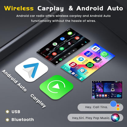 4+64G Inefala for Hyundai Tucson 2015-2018 Android 13 Car Radio Stereo with Wireless Carplay Android Auto Head Unit, 9" HD Touch Screen WiFi GPS BT5.0 FM/RDS EQ Mirror Link SWC Backup Camera MIC