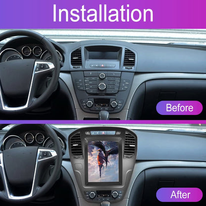 For Buick Regal 2009-2013 Opel Vauxhall Insignia 2009-2013 Android Car Stereo with Carplay, Sovob 9.7 Inch Touch Screen Car Radio with GPS Navigation Bluetooth FM RDS HiFi WiFi + Backup Camera