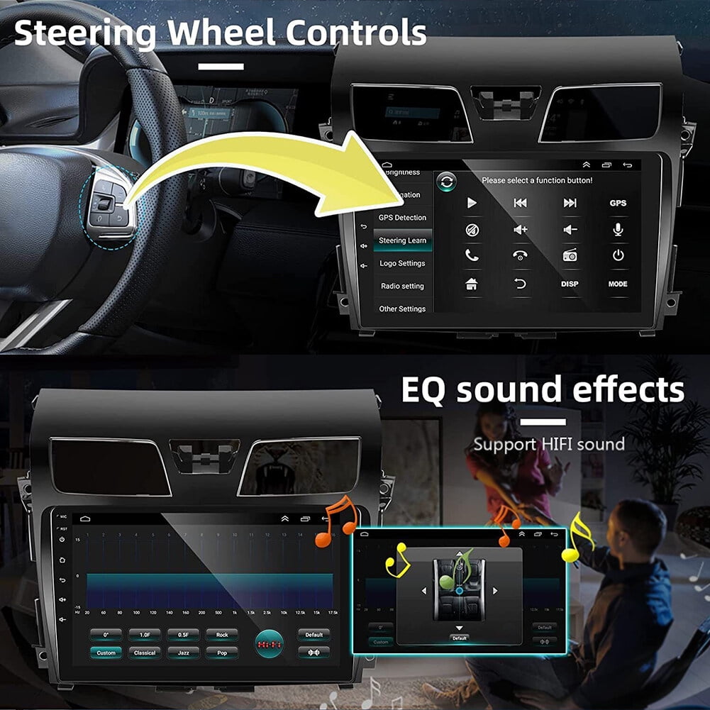 Touch Screen Car Radio For Nissan Teana 2013-2015 Android 13 Car Navigation 10-Inch Built-In Carplay Android Auto/2+32g DSP SWC/FM Radio Navi