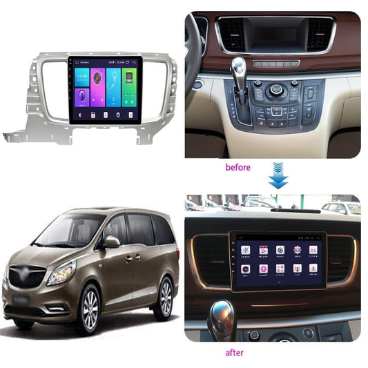 Sovob Android Car Stereo for BUI-CK GL8 25S 2015 2016 9 inch 2 Din Radio GPS Navigation IPS Touch Screen Multimedia Player Support 4G Carplay SWC Wifi Mirror Link DSP BT(Size:8 core 4G+wifi 2G+32G)
