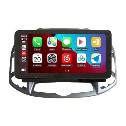 Sovob Android Radio CarPlay & Android Auto Autoradio Car Navigation Stereo Multimedia Player GPS Touchscreen RDS DSP BT WiFi Headunit Replacement For Chevrolet Captiva 2011-2017, if applicable
