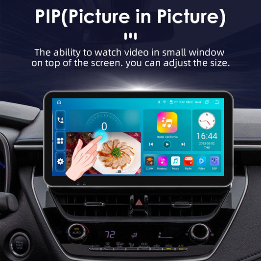 Toyota Android Head Unit   For Toyota Corolla 12 2018 2019 2020 2021 Android 12 Apple Carplay Wifi 4+32GB Auto Car Stereo Radio Head Unit GPS Navigation Player